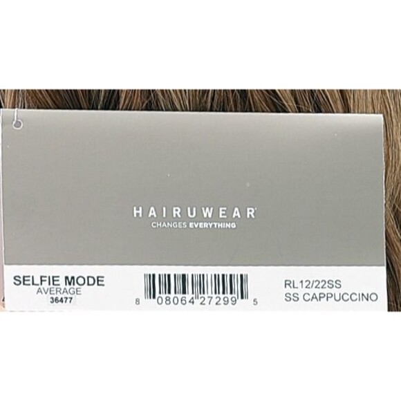 SELFIE MODE Wig by RAQUEL WELCH, RL12/22SS Shaded Cappuccino, Mono Top +Lace NEW main image 10